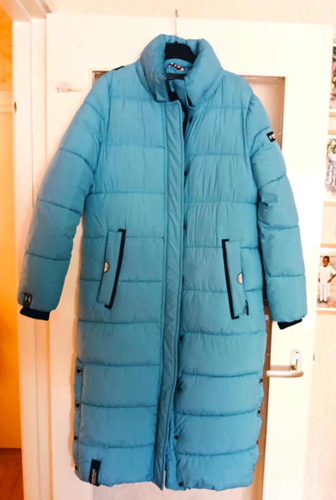 Prachtige blauwe jas van het merk Navahoo!, Kleding | Dames, Navahoo, Blauw, Ophalen of Verzenden, Maat 34 (XS) of kleiner