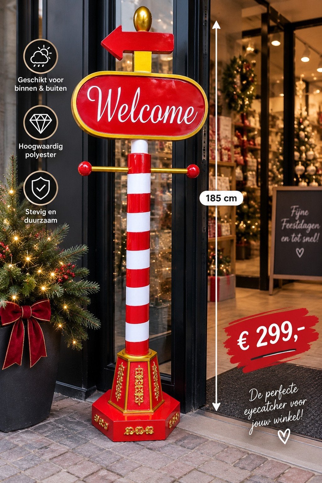 exclusief XL welcome kerstbord
Een super, Diversen, Kerst, Ophalen, Nieuw
