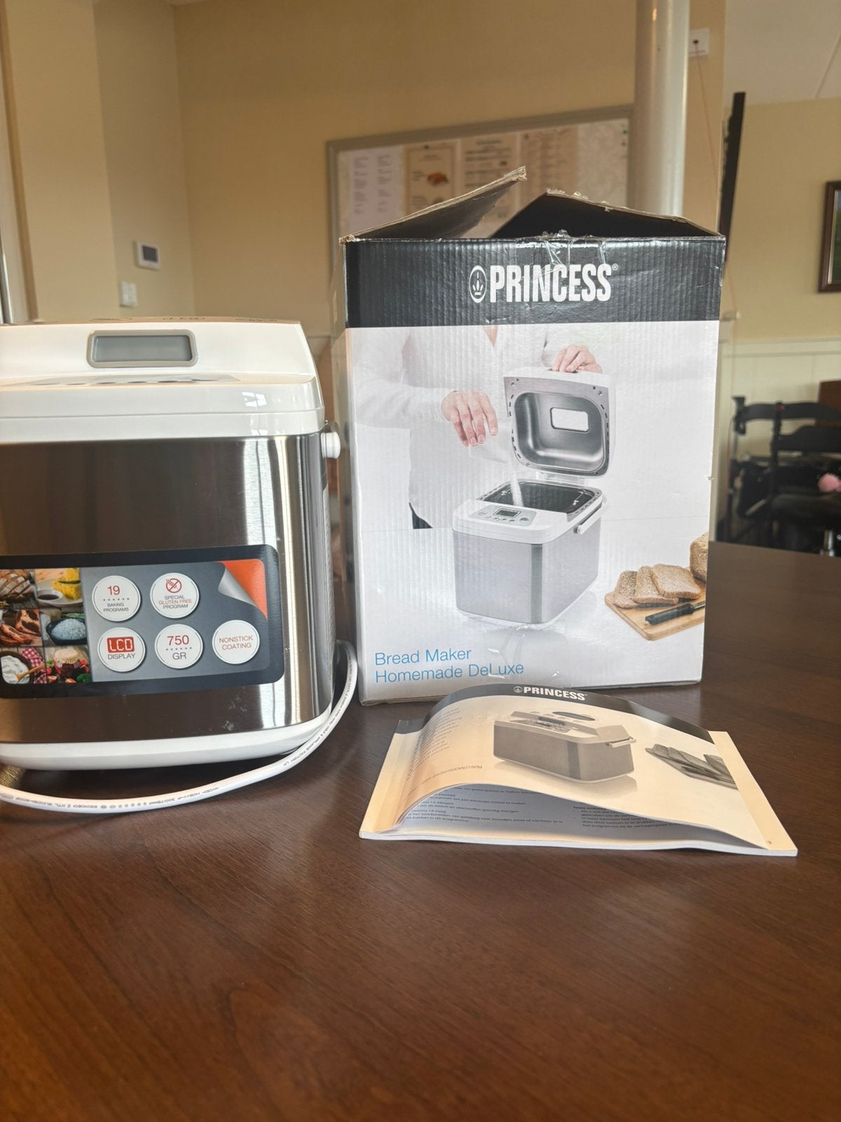 Princess 152007 Broodbakmachine Homemade Deluxe, Witgoed en Apparatuur, Ophalen