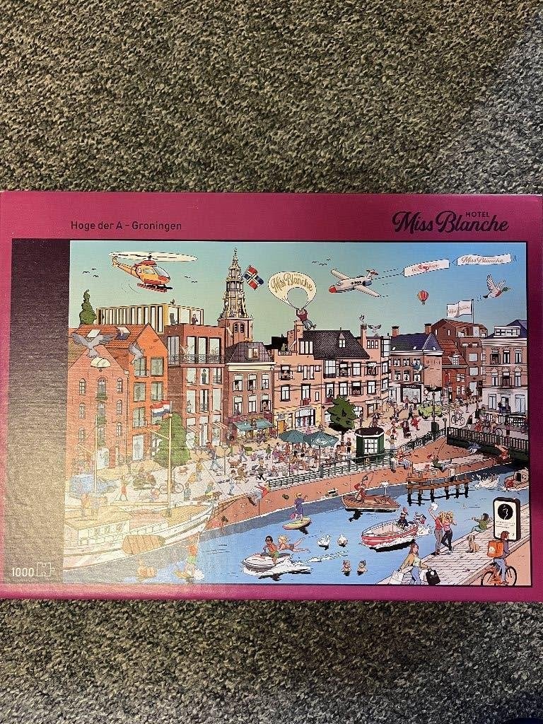 legpuzzel 1000 stukjes Hoge der A, Groningen, Ophalen of Verzenden, 500 t/m 1500 stukjes, Zo goed als nieuw, Legpuzzel