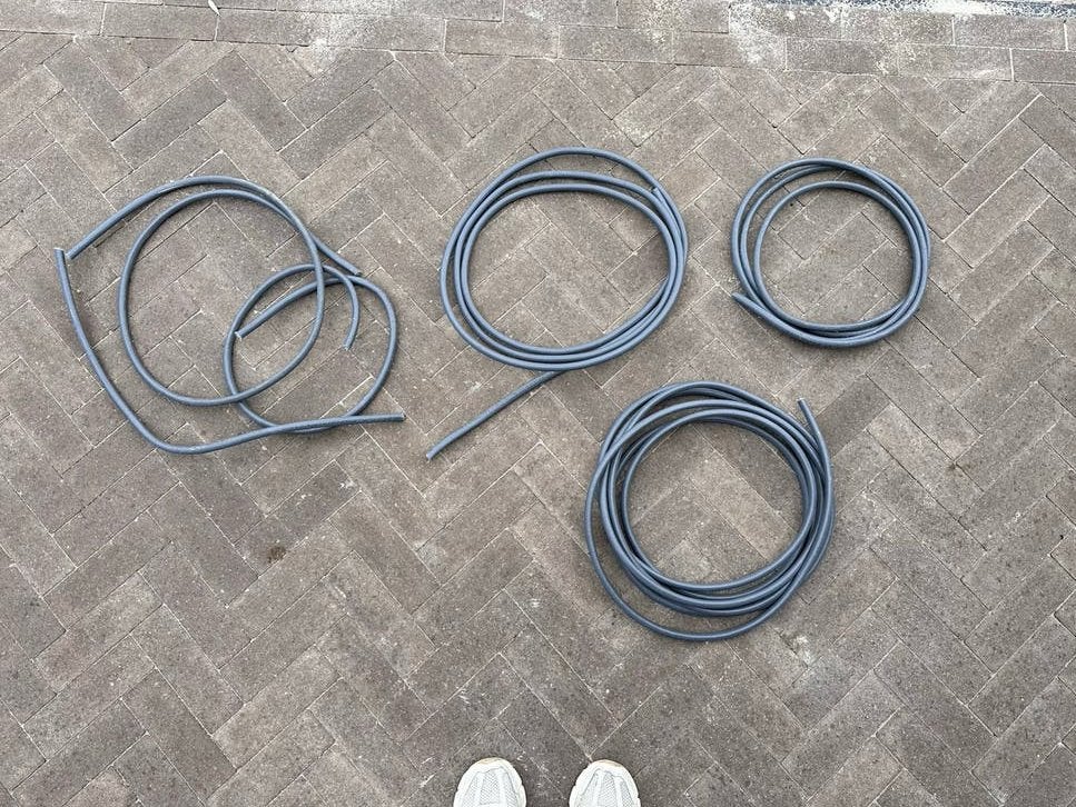 Grondkabel YMVK-as DCA 2x2,5 mm² - 15,5 meter, Ophalen of Verzenden, Gebruikt, Overige merken, Kabel of Snoer