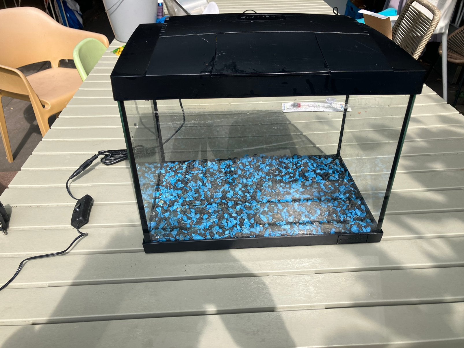 SuperFish aquarium 20 liter met toebehoren, Dieren en Toebehoren, Vissen | Aquaria en Toebehoren, Ophalen, Gebruikt, Leeg aquarium