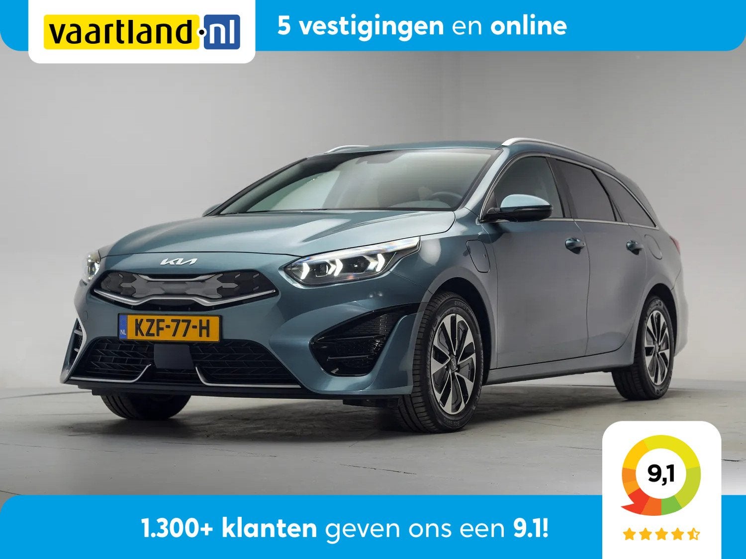 Kia Ceed Sportswagon 1.6 GDI PHEV DynamicLine [ LED Android, Auto's, Automaat, Gebruikt, Hybride Elektrisch/Benzine, 1508 kg
