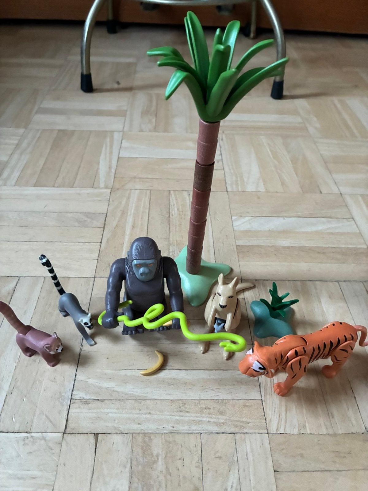 Playmobil: 5 dieren en een palmboom