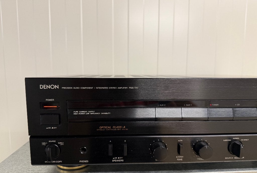 Denon PMA-720 Geïntegreerde Stereo Versterker, Gebruikt, Denon, Ophalen of Verzenden, 60 tot 120 watt