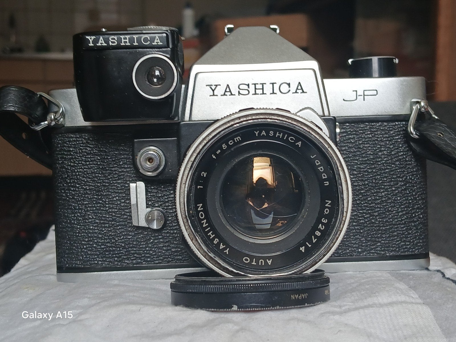 Vintage Yashica J-P Spiegelreflexcamera met Yashinon lens, Ophalen of Verzenden