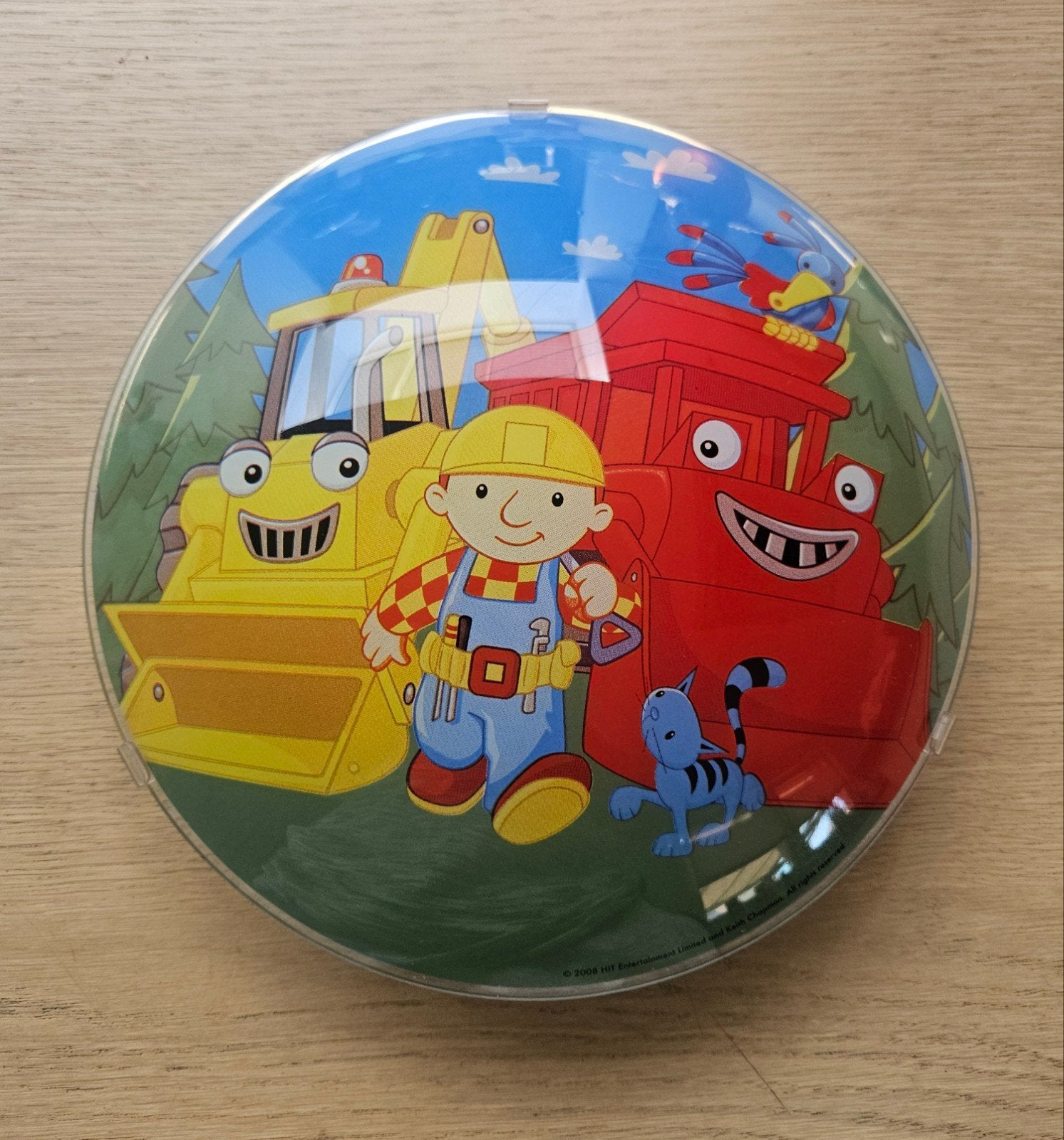 Bob de Bouwer Plafondlamp voor Kinderkamer, Gebruikt, Modern, Meerkleurig, Glas