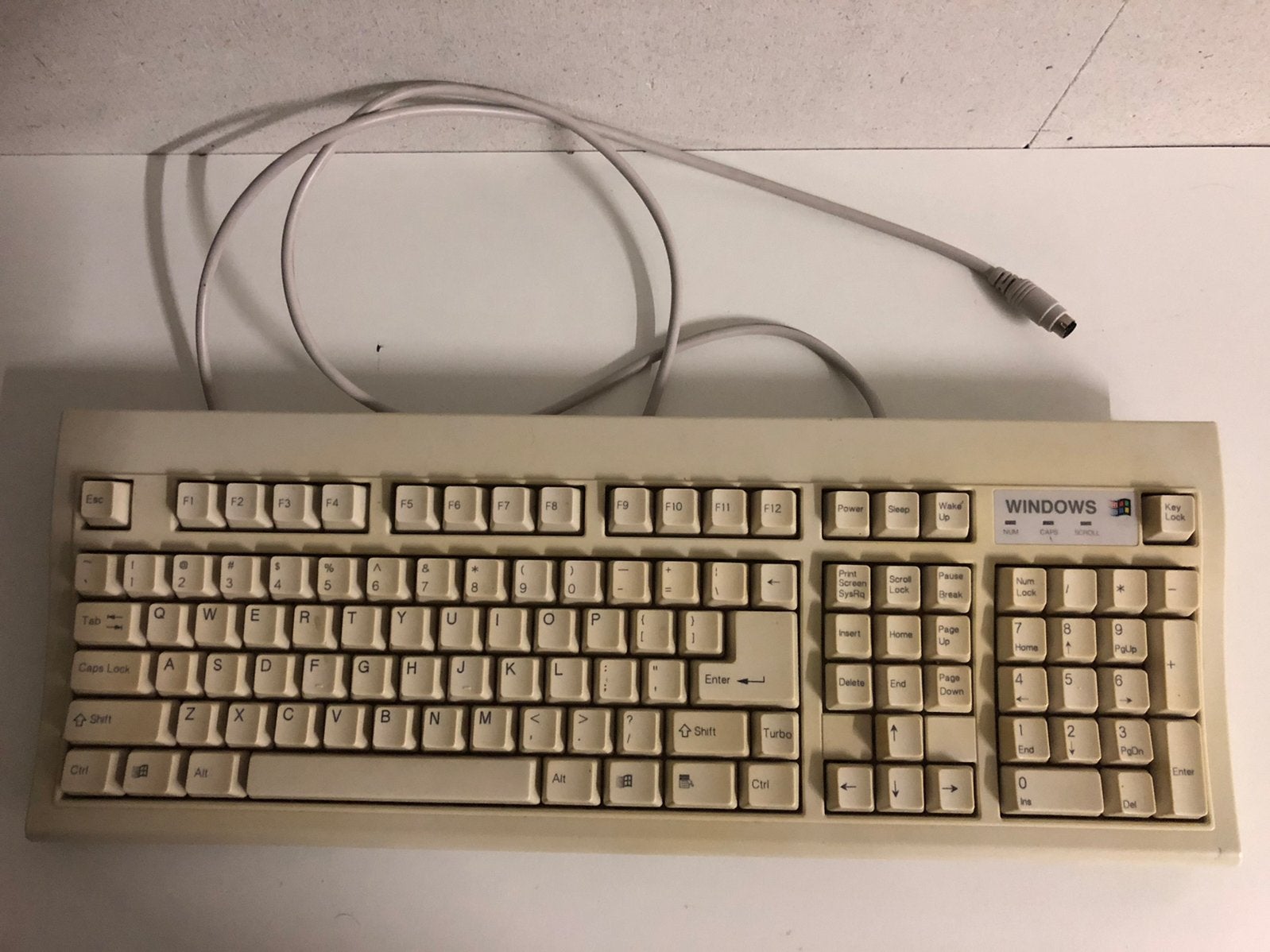 Vintage PS/2 (Windows) toetsenbord KB-7000., Computers en Software, Ophalen of Verzenden