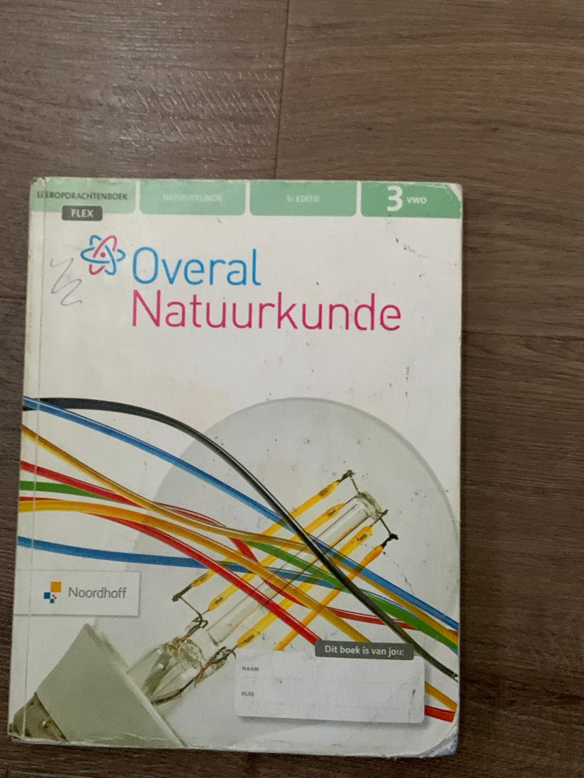 Overal Natuurkunde 3 VWO Leeropdrachtenboek Noordhoff, Ophalen of Verzenden, Beta, Gelezen, Overige niveaus