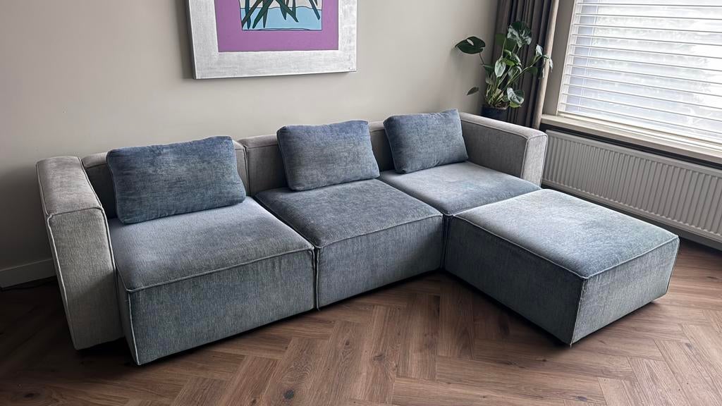 Moduplus Modulaire Bank - Flexibel & Wasbaar, Ophalen, Driepersoons, 75 tot 100 cm, Zo goed als nieuw