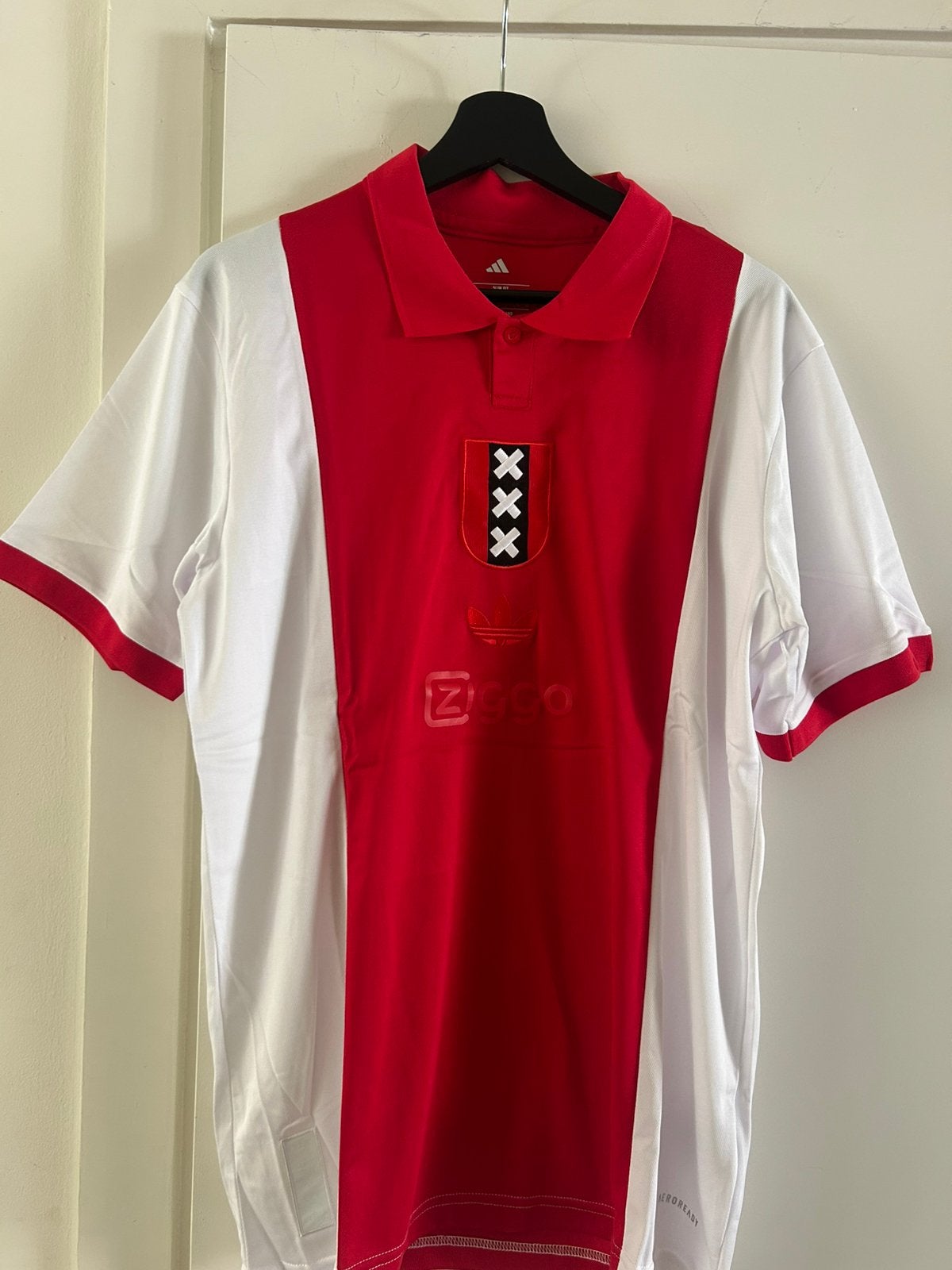Ajax Jubileumshirt 125 jaar (L & XL), Sport en Fitness, Voetbal, Maat XS of kleiner, Ophalen of Verzenden, Zo goed als nieuw, Shirt