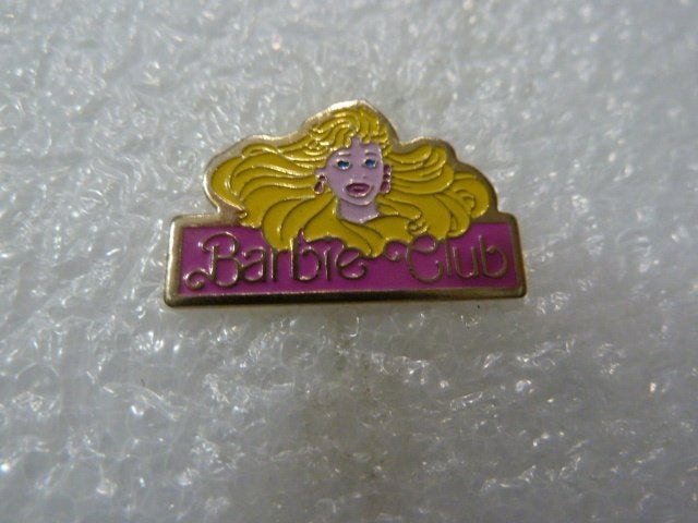 Vintage Barbie Club Speldje - Zo goed als nieuw, Ophalen of Verzenden, Zo goed als nieuw, Figuurtje, Speldje of Pin