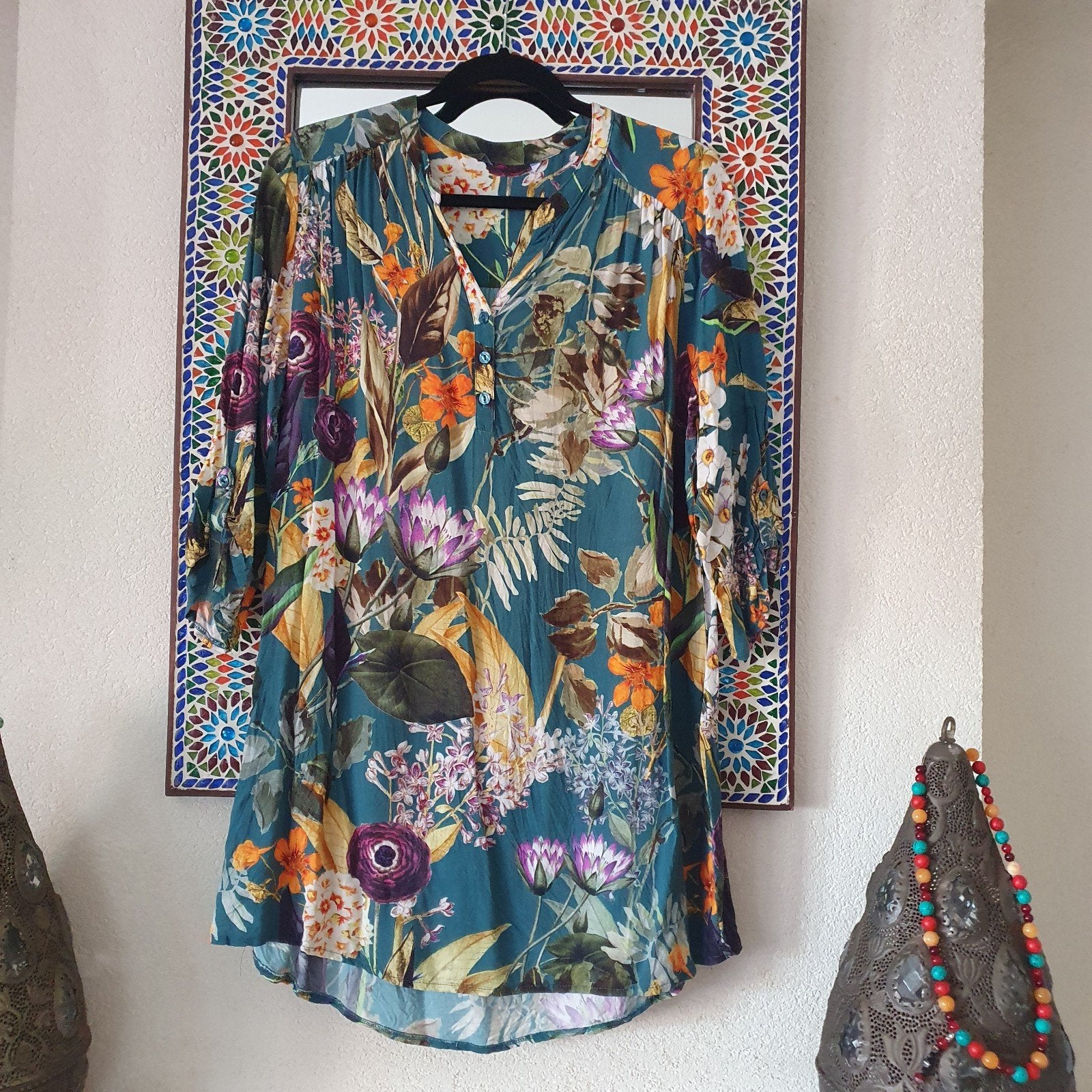 Millennium & Monroe prachtige viscose top maat 46 zgan, Kleding | Dames, Ophalen of Verzenden, Zo goed als nieuw, Maat 46/48 (XL) of groter