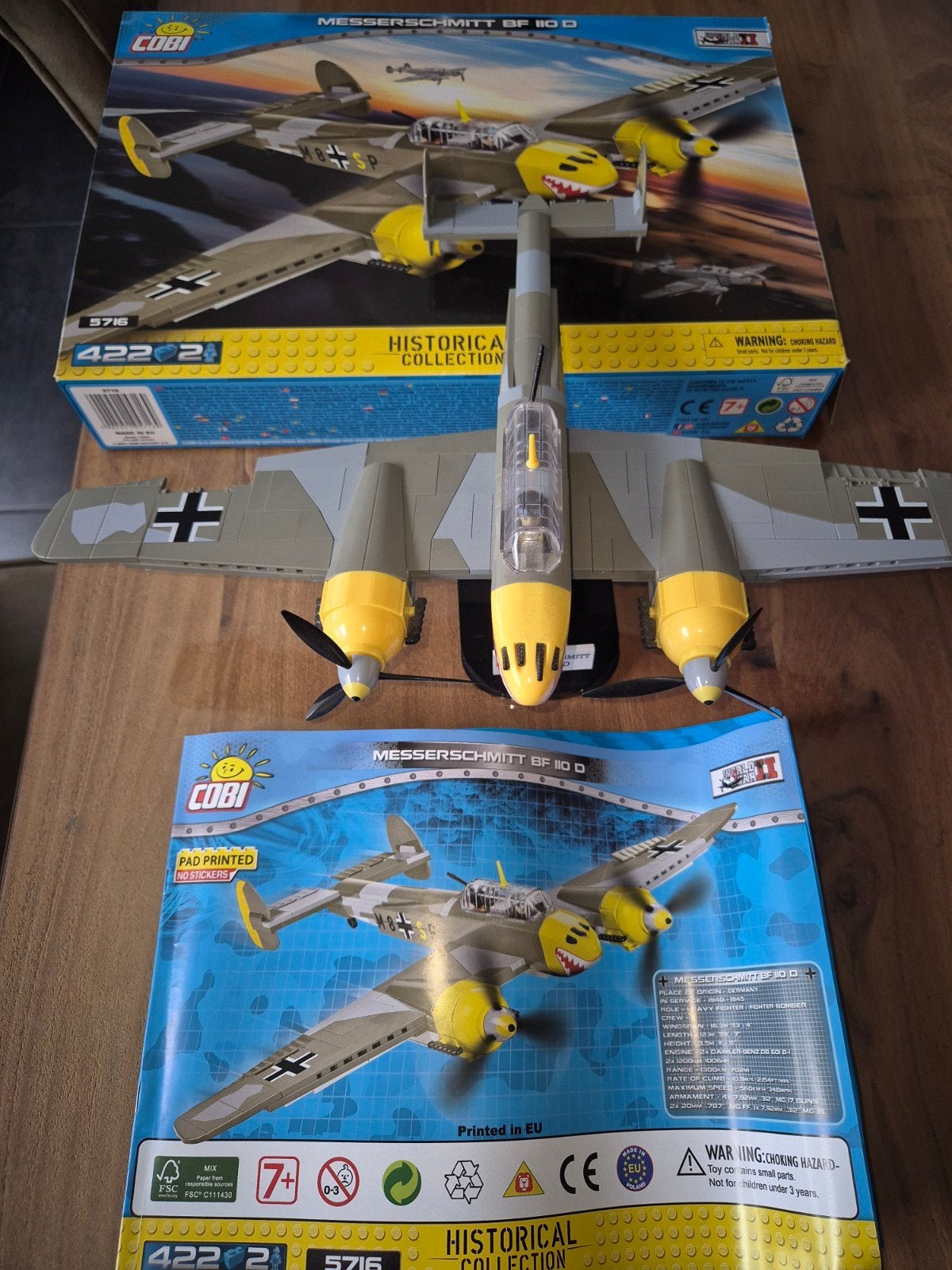 Cobi Messerschmitt BF 110 D - Historische Collectie, Overige merken, Ophalen of Verzenden, Zo goed als nieuw, Groter dan 1:72