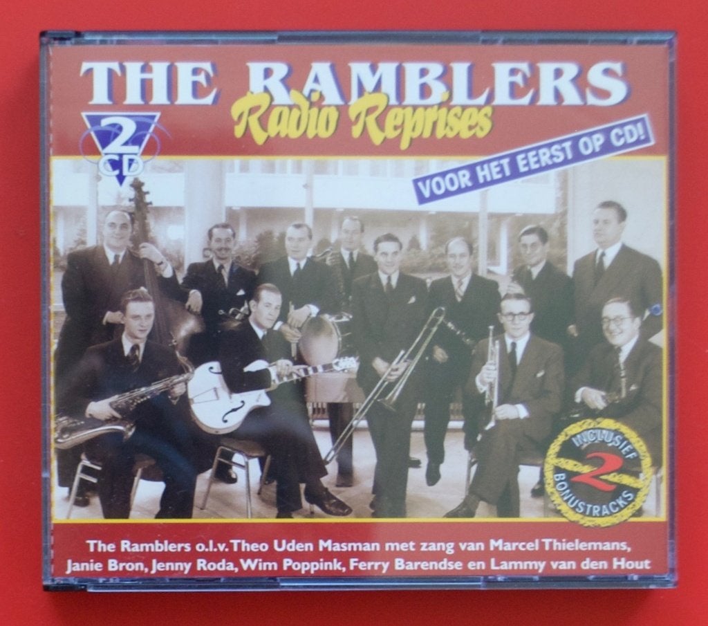 2cd The Ramblers Radio Reprises uit 1997 Marcel Thielemans, Ophalen of Verzenden, Voor 1940, Gebruikt, Jazz