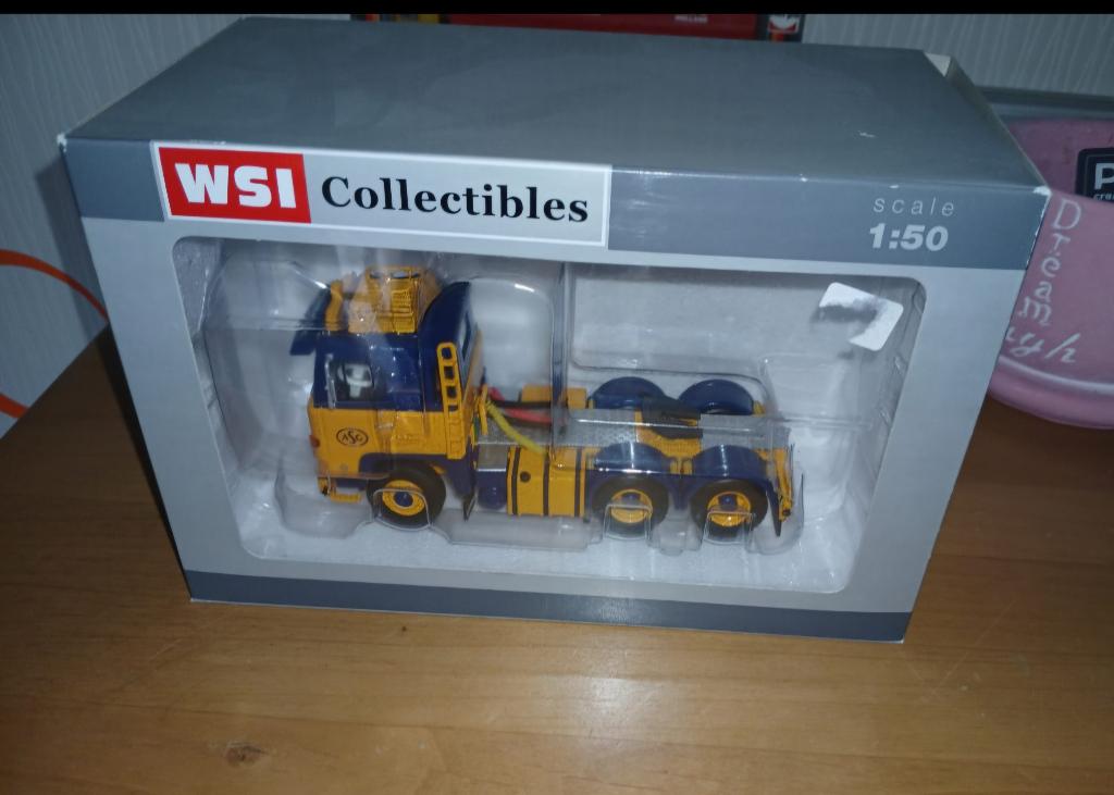 WSI Scania Trekker, ASG, Hobby en Vrije tijd, Modelauto's | 1:50, Ophalen of Verzenden, Zo goed als nieuw, Bus of Vrachtwagen