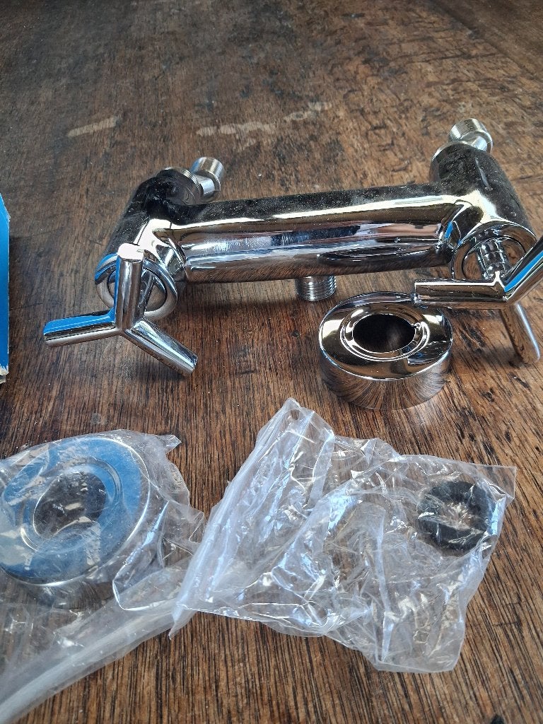 Douche thermostaat/mengkraan ed, Ophalen, Gebruikt, Chroom, Douche