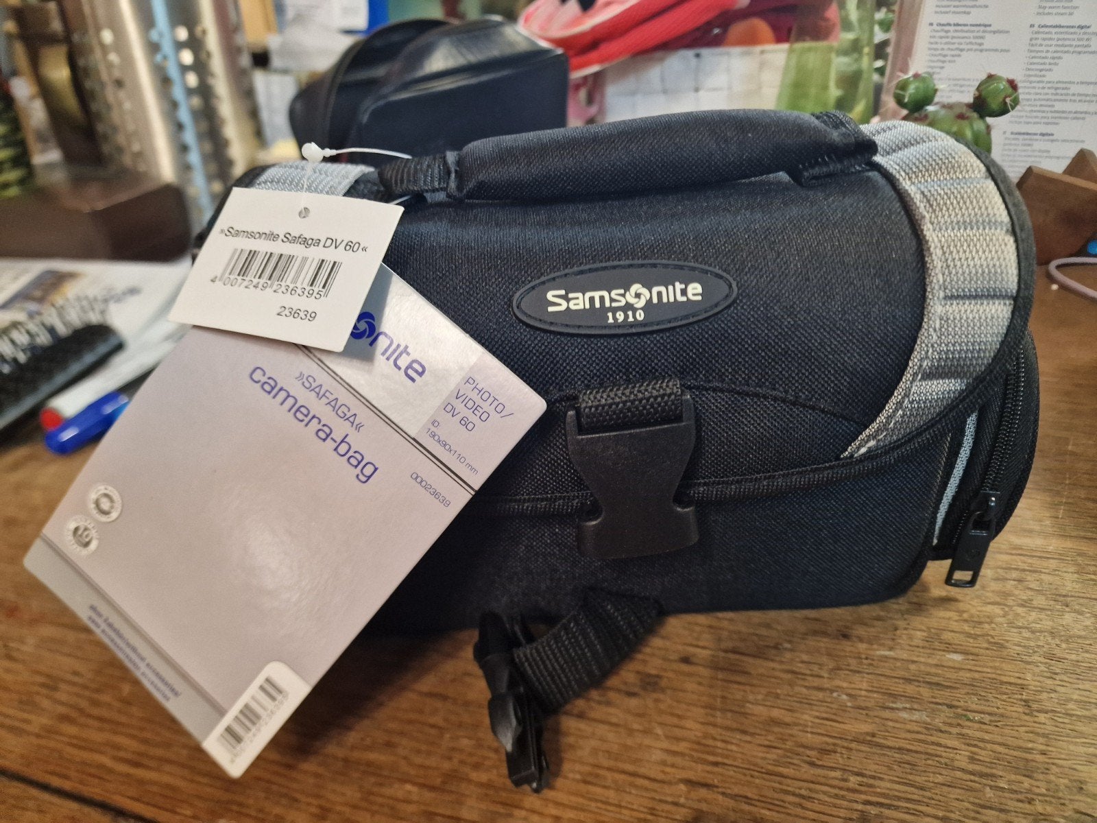Samsonite Safaga DV 60 Cameratas - Zwart/Grijs, Samsonite, Nieuw, Ophalen of Verzenden, Zwart