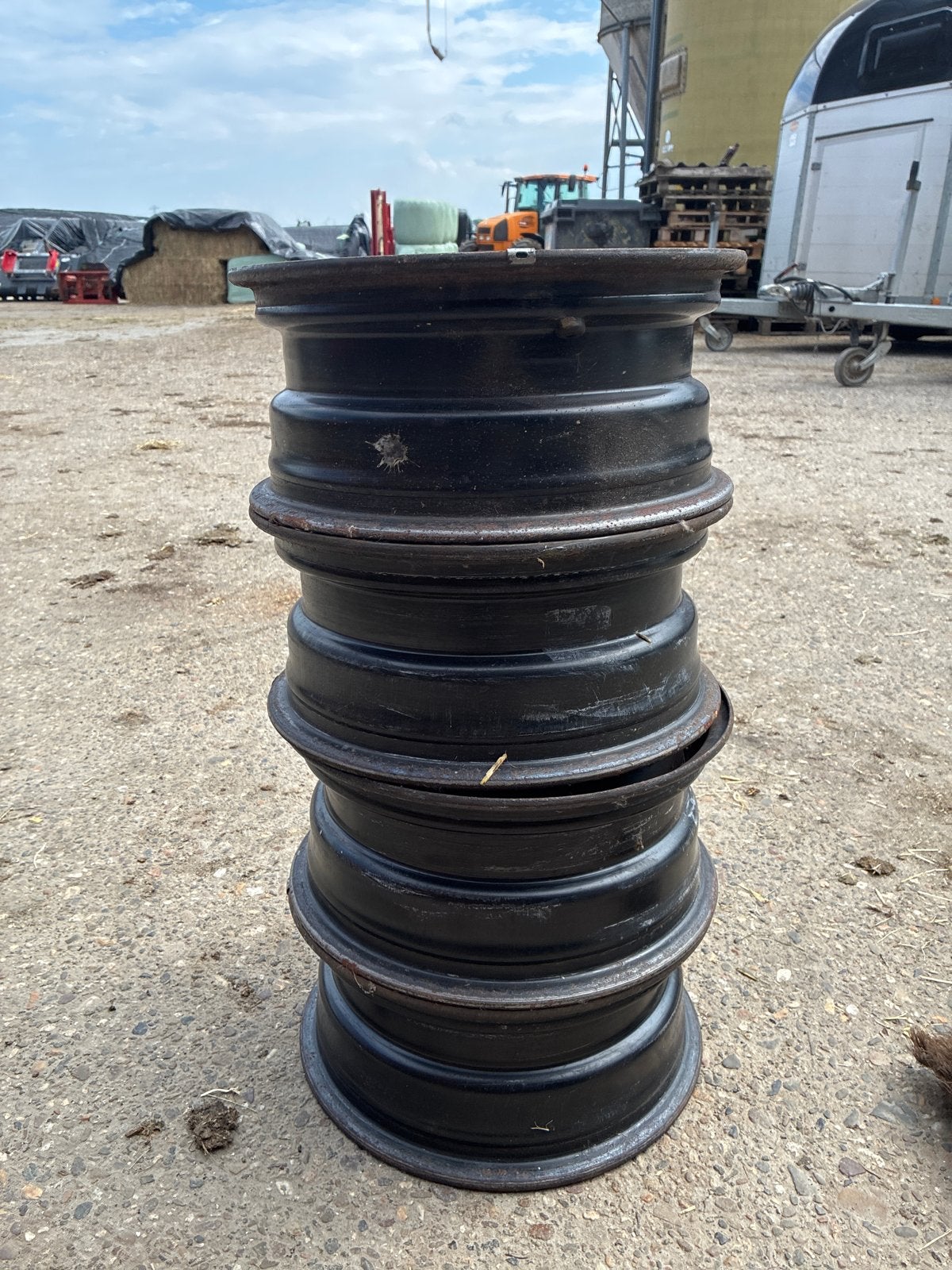 Stalen velgen 13 inch - VWAG 6Q0 601 027 A, Ophalen, Gebruikt, Personenwagen, Zomerbanden