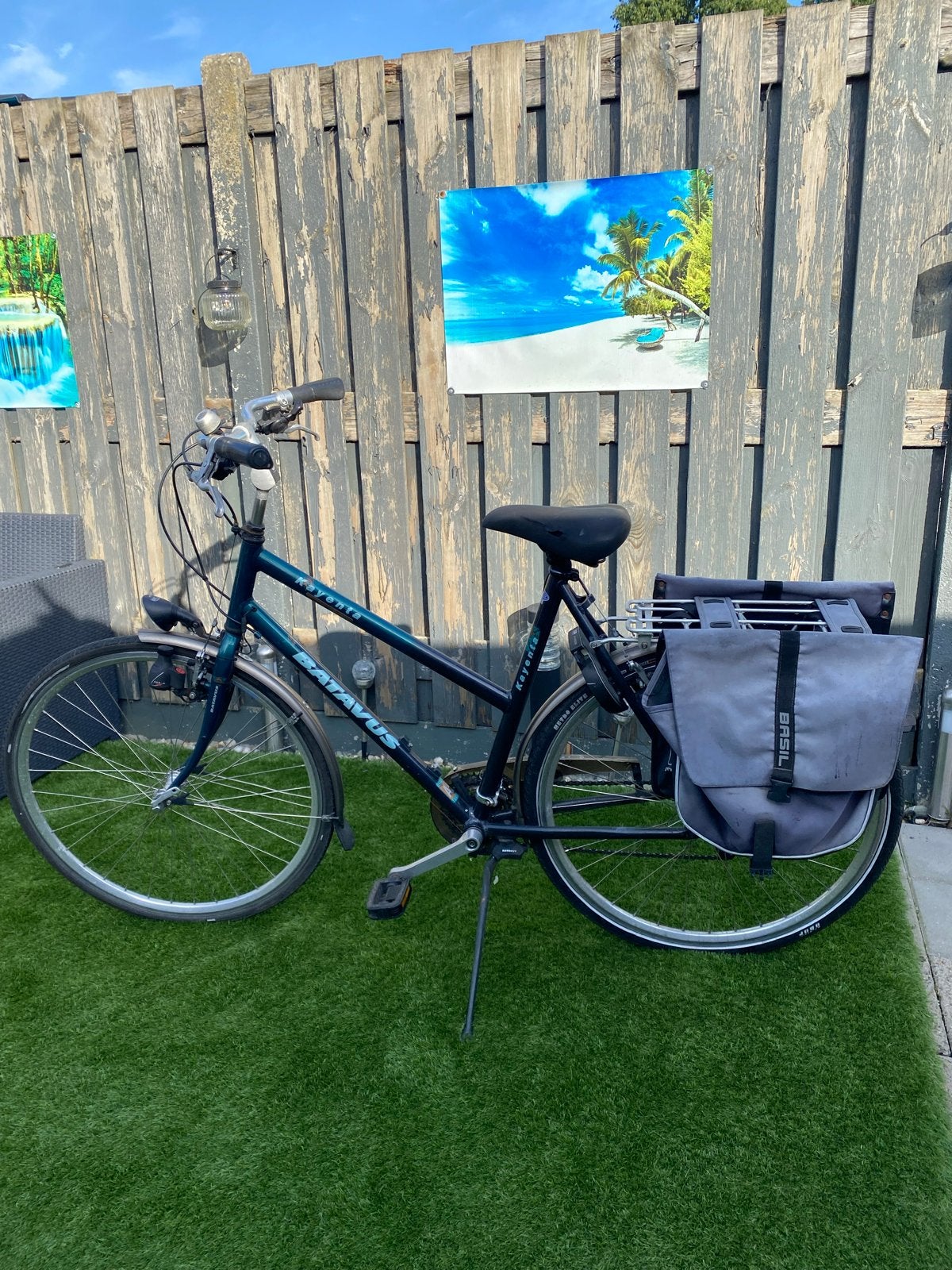 Batavus fiets met fietstassen - Gebruikt, Ophalen, Velgrem, Versnellingen, Batavus