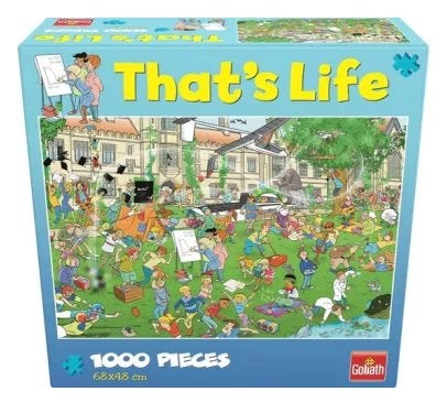 That's Life puzzel 914785 1000 pcs University 68 x 48 cm, Ophalen of Verzenden, 500 t/m 1500 stukjes, Zo goed als nieuw