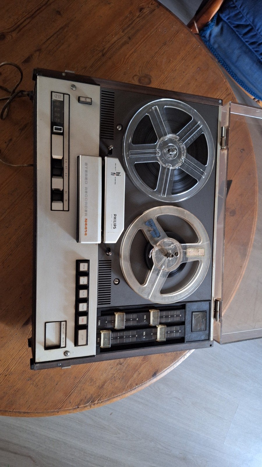 2 Philips Bandrecorders N4414/00 - Vintage Audio, Ophalen