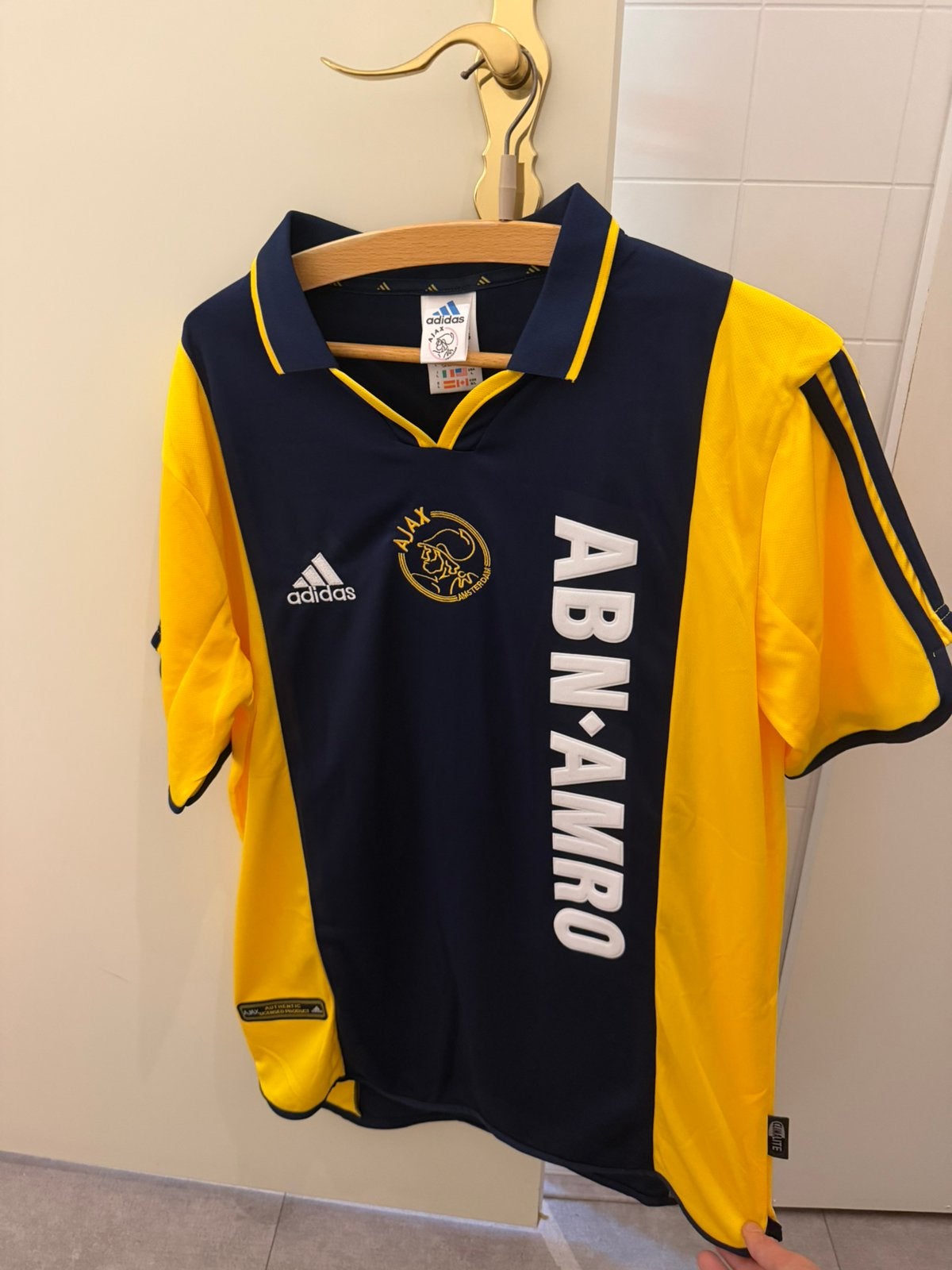 Ajax retro uitshirt shirt 2000/01 Van der Vaart, Maat L, Ophalen of Verzenden, Nieuw, Shirt