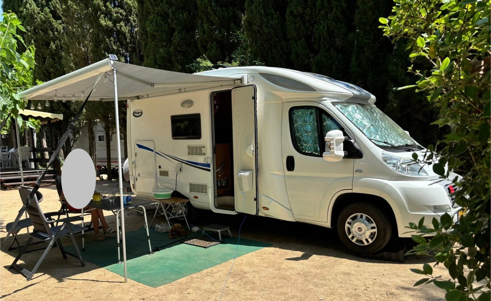 PLA-Plasy P60 camper compleet met hele inhoud, Startonderbreker, Ringverwarming, Fiat, 6 tot 7 meter