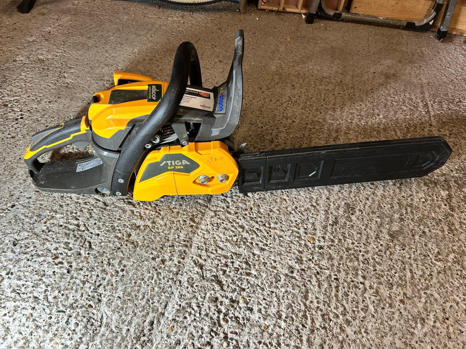 Stiga SP 386 Kettingzaag - *NIEUW* Krachtig en Betrouwbaar, Doe-het-zelf en Verbouw, Ophalen, Gebruikt, Kettingzaag, 600 tot 1200 watt