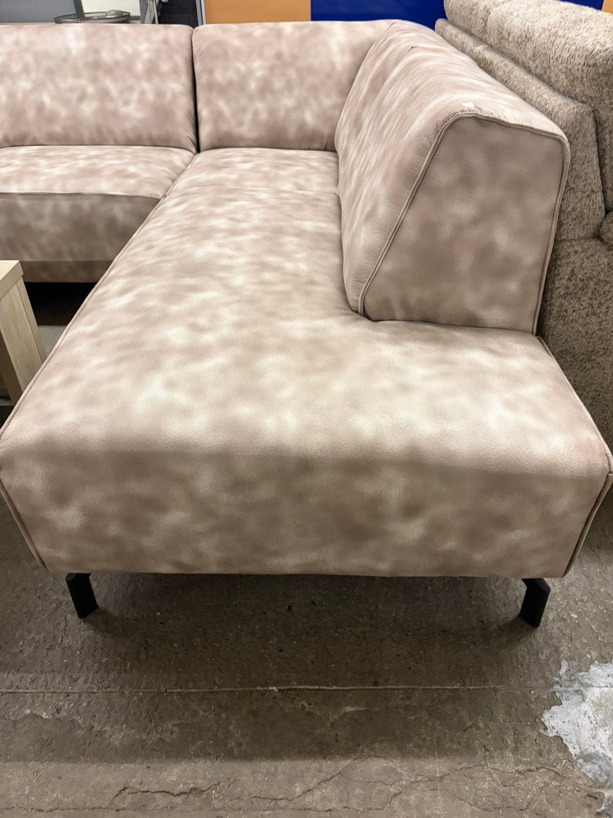 Nieuw! Bruin/beige hoekbank, Ophalen, ., Nieuw, .