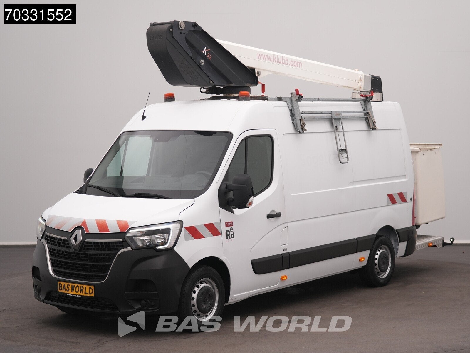 Renault Master 145PK Hoogwerker Klubb K32 Werkhoogte 12,5m L, 145 pk, Stof, Gebruikt, Euro 6