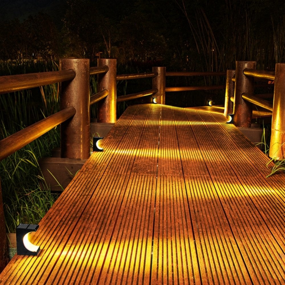 Outdoor Solar LED verlichting voor trappen (warm wit), Tuin en Terras, Ophalen, Zonne-energie, Kunststof, Minder dan 50 watt