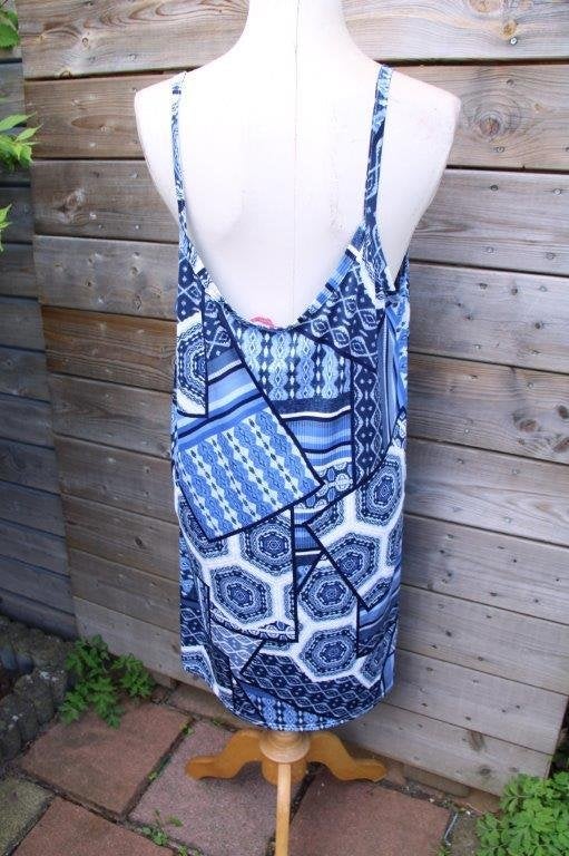 Tuniektop blauw Magna mt 48-50 a lijn Vaste prijs, Kleding | Dames, Blauw, Maat 46/48 (XL) of groter, Ophalen of Verzenden, Zonder mouw