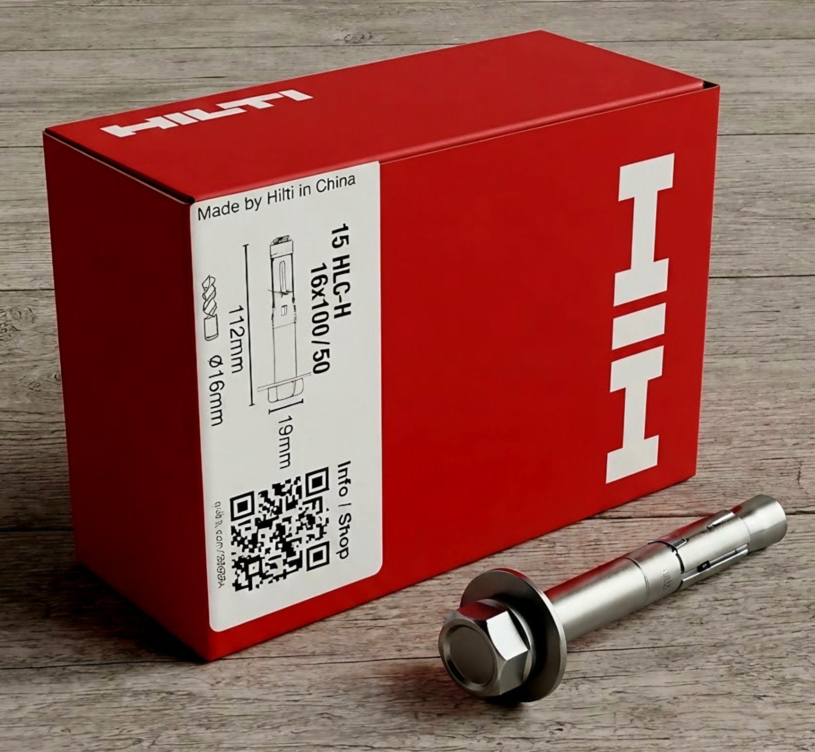 Hilti HLC-H 16x100/50 Ankerbouten - Nieuw in doos, Ophalen of Verzenden, Nieuw