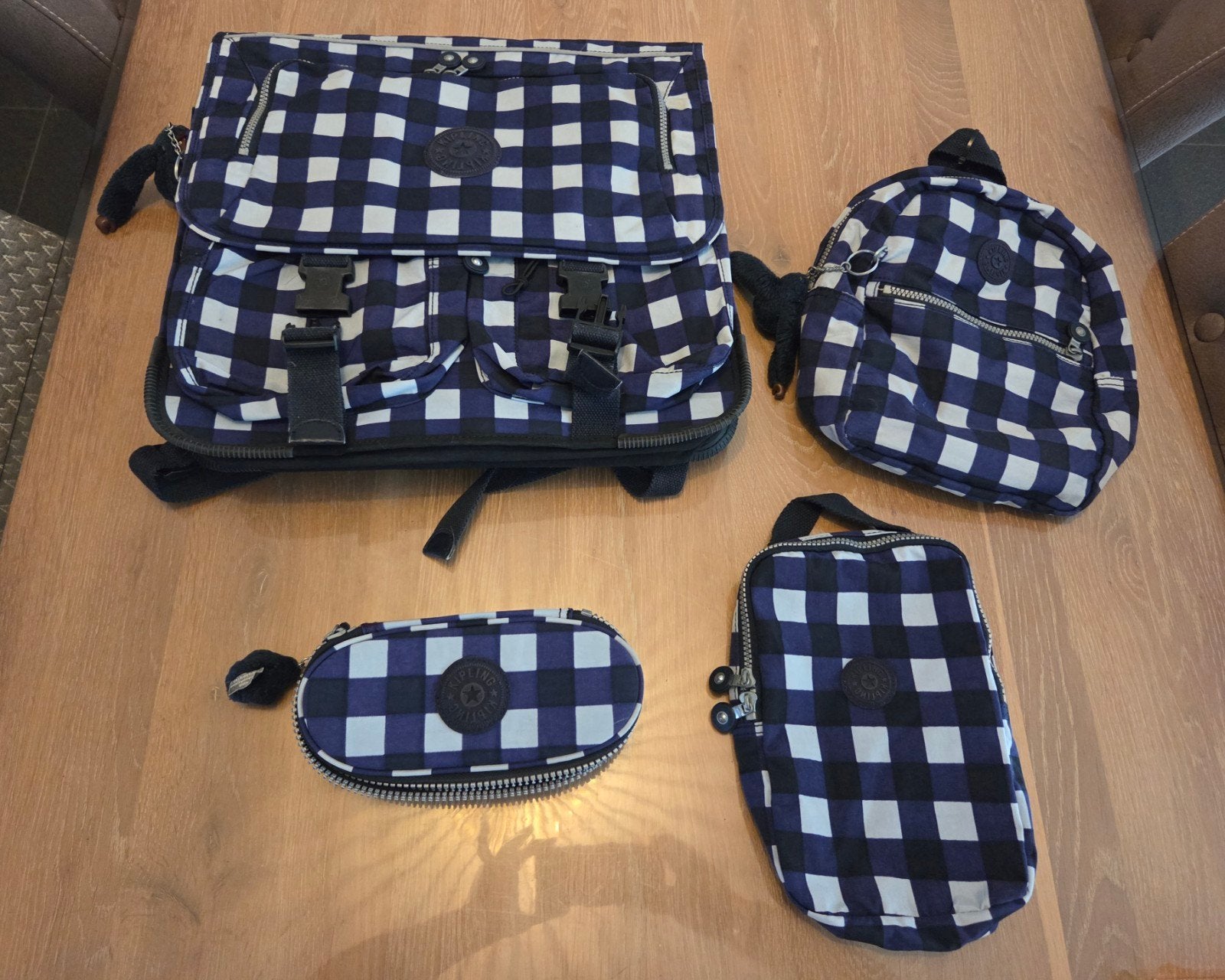 kipling schooltas en toebehoren, Sieraden, Tassen en Uiterlijk, Tassen | Schooltassen, Ophalen, 40 tot 50 cm, Zo goed als nieuw
