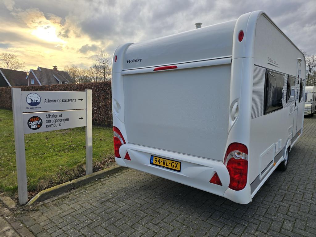 Hobby De luxe Easy 460 LU met mover en lengtebedden, Rondzit, Hobby, Bedrijf, Overige typen