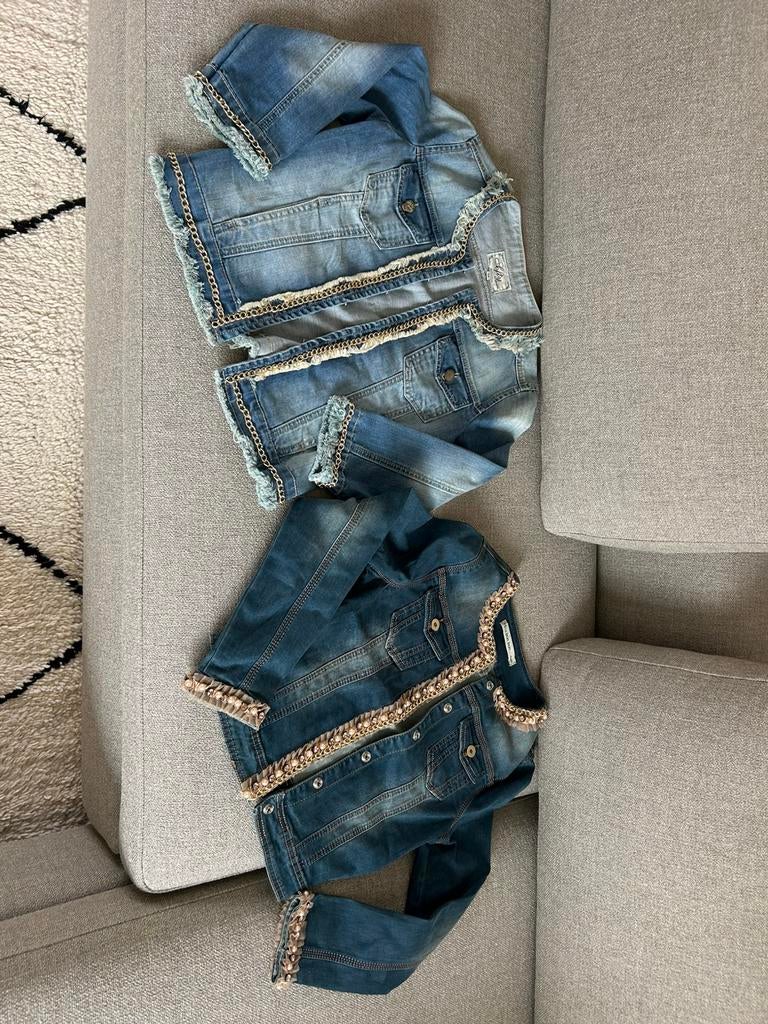 Zgan Spijkerjasjes maat S/M, Ophalen, Zo goed als nieuw, Blauw