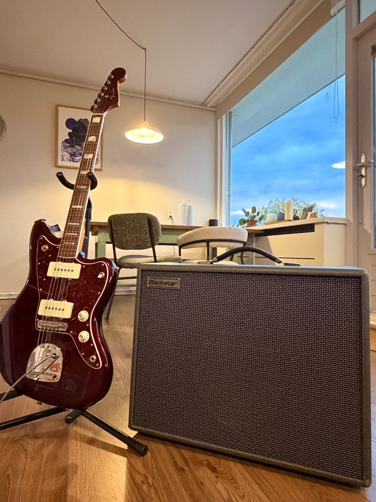 Fender Jazzmaster Troy van Leeuwen signature, Muziek en Instrumenten, Ophalen, Zo goed als nieuw, Solid body, Fender