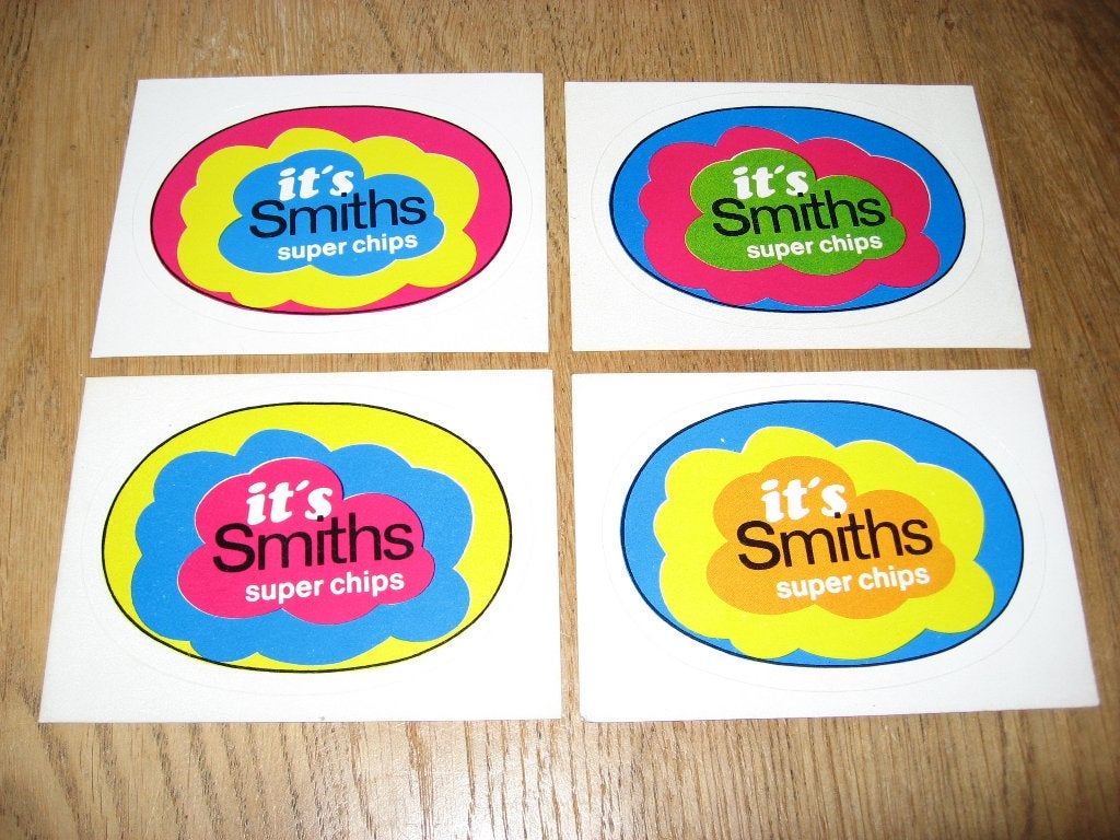 Stickers it's Smiths Super chips, Ophalen, Nieuw, Merk