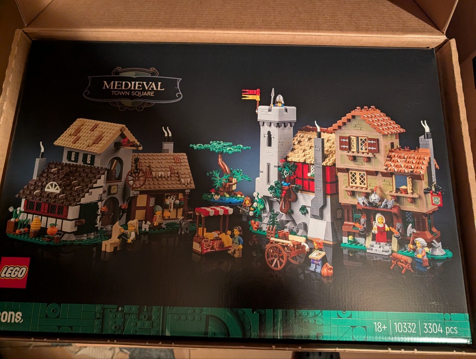 Lego 10332 medieval town square, Ophalen of Verzenden, Nieuw
