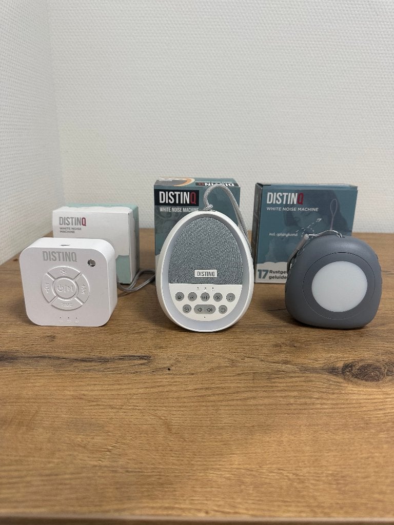 DistinQ White noise - Oplaadbaar, Ophalen of Verzenden, Zo goed als nieuw, Info@semacobv.nl, Maaiveldweg 16