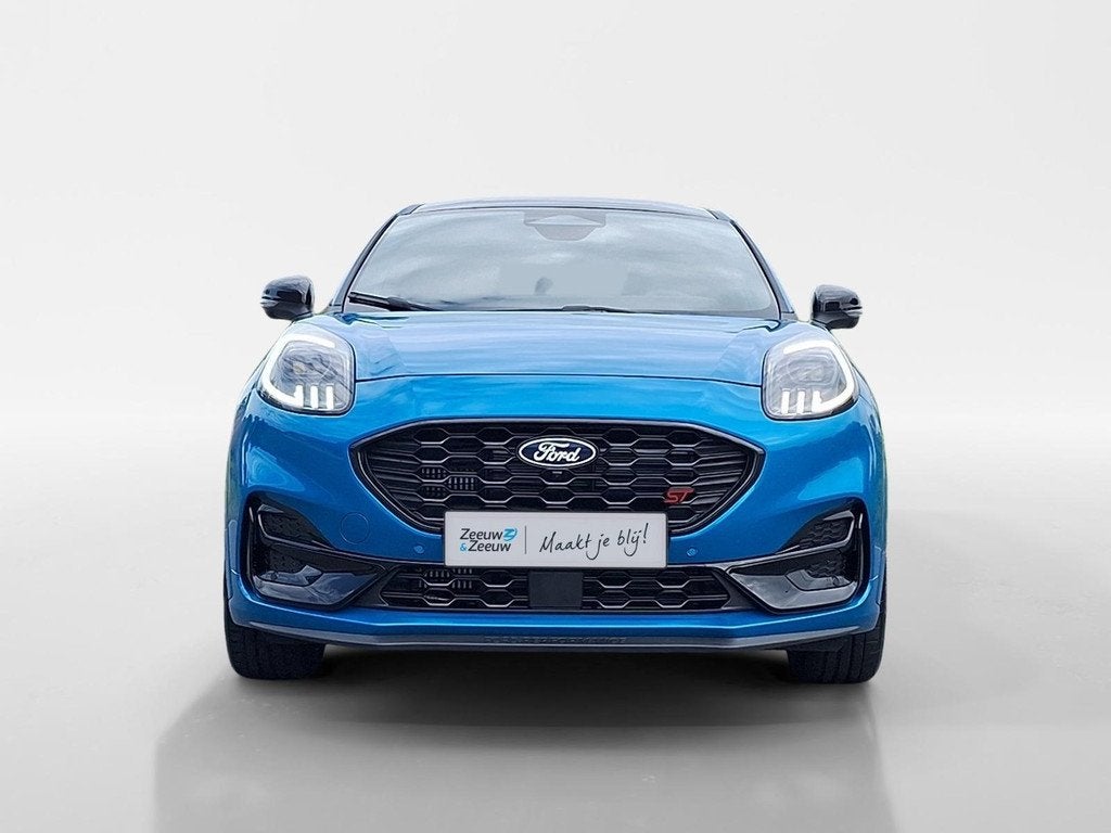 Ford Puma 1.0 EcoBoost Hybrid ST | Performance Pack | 19" Pe, Auto's, Ford, 12 maanden, Puma, Blauw, Leder en Stof