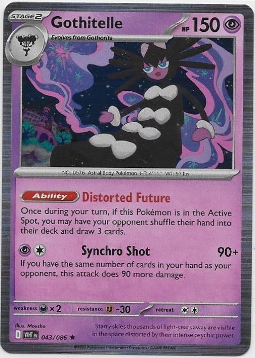 White Flare,  Gothitelle [holo] 43/86, Verzenden, Nieuw, Losse kaart
