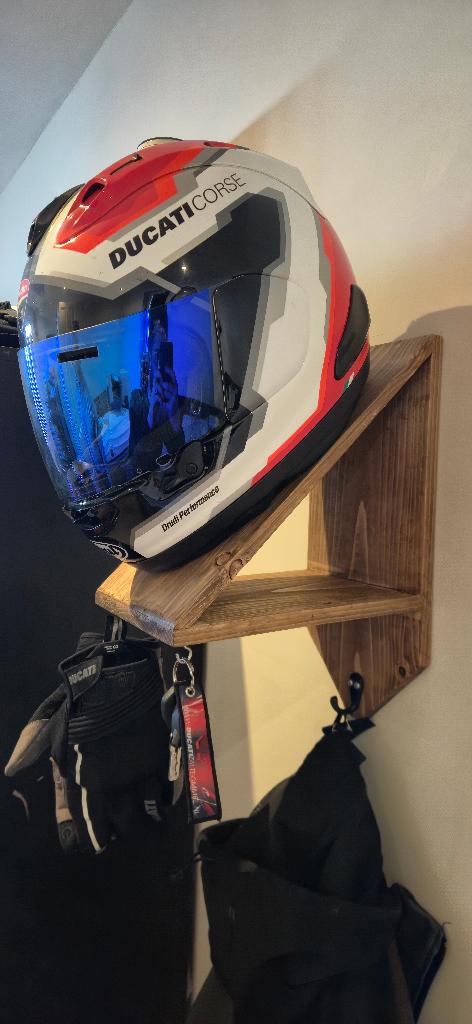 Motorhelm Kapstok, Wandkapstok, Nieuw, Ophalen of Verzenden, Minder dan 100 cm