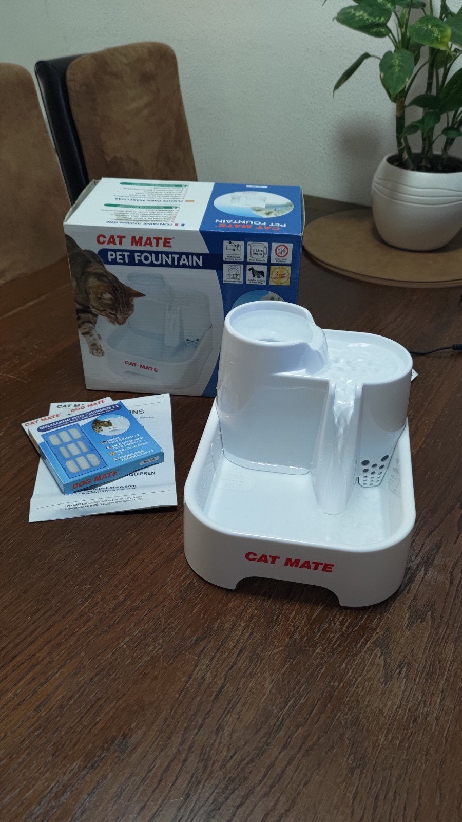 Cat mate drinkfontein katten fontein, Ophalen of Verzenden, Nieuw