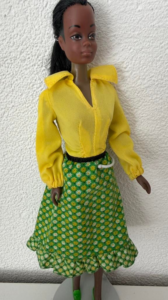 Vintage Mod Barbie TNT Malibu Christie 1966 Korea, Ophalen of Verzenden, Zo goed als nieuw, Fashion Doll
