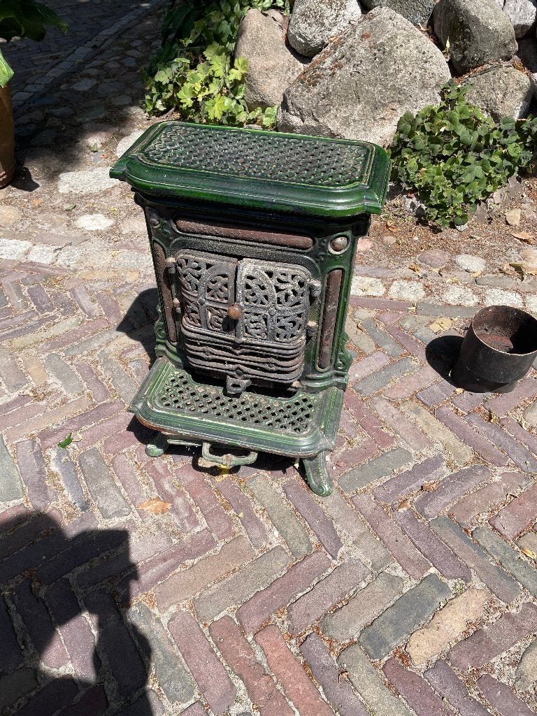 open haardje voor veranda, Ophalen, Gebruikt, Vrijstaande haard, Houthaard