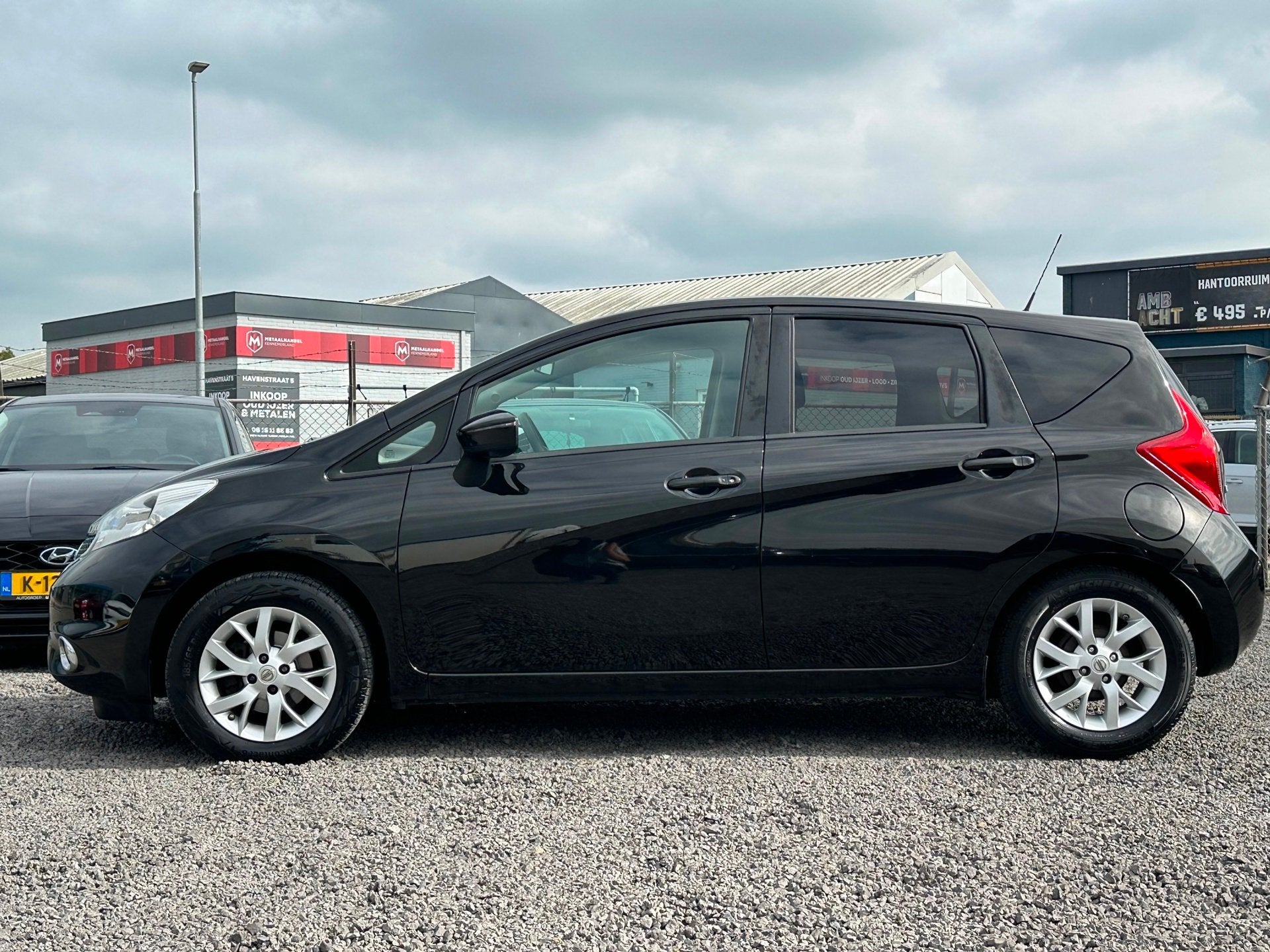 Nissan Note 1.2 Connect Edition/360 CAMERA/NAVI/NW APK, Auto's, Euro 5, Stof, Zwart, Start-stop-systeem