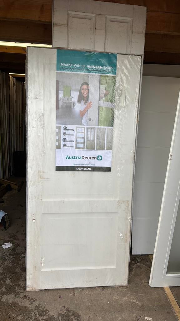 Verschillende Opdek paneeldeuren 93x211.5 cm, Ophalen, 80 tot 100 cm, Binnendeur, Nieuw