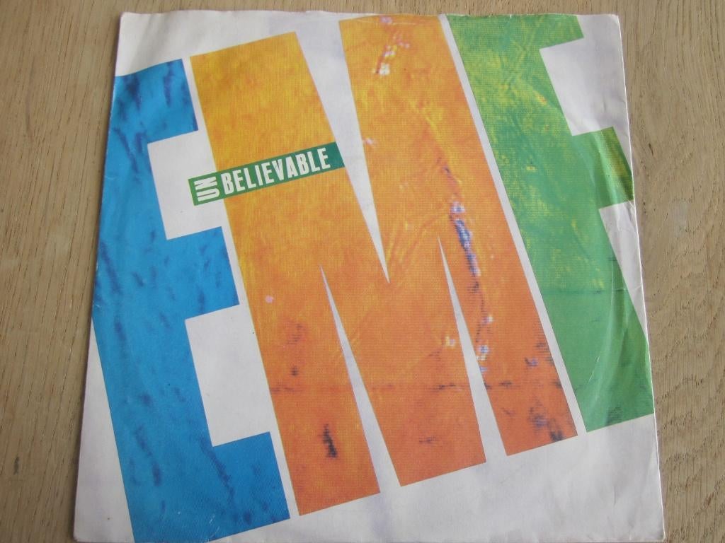 EMF - Unbelievable, 7 inch, Single, Zo goed als nieuw, Pop